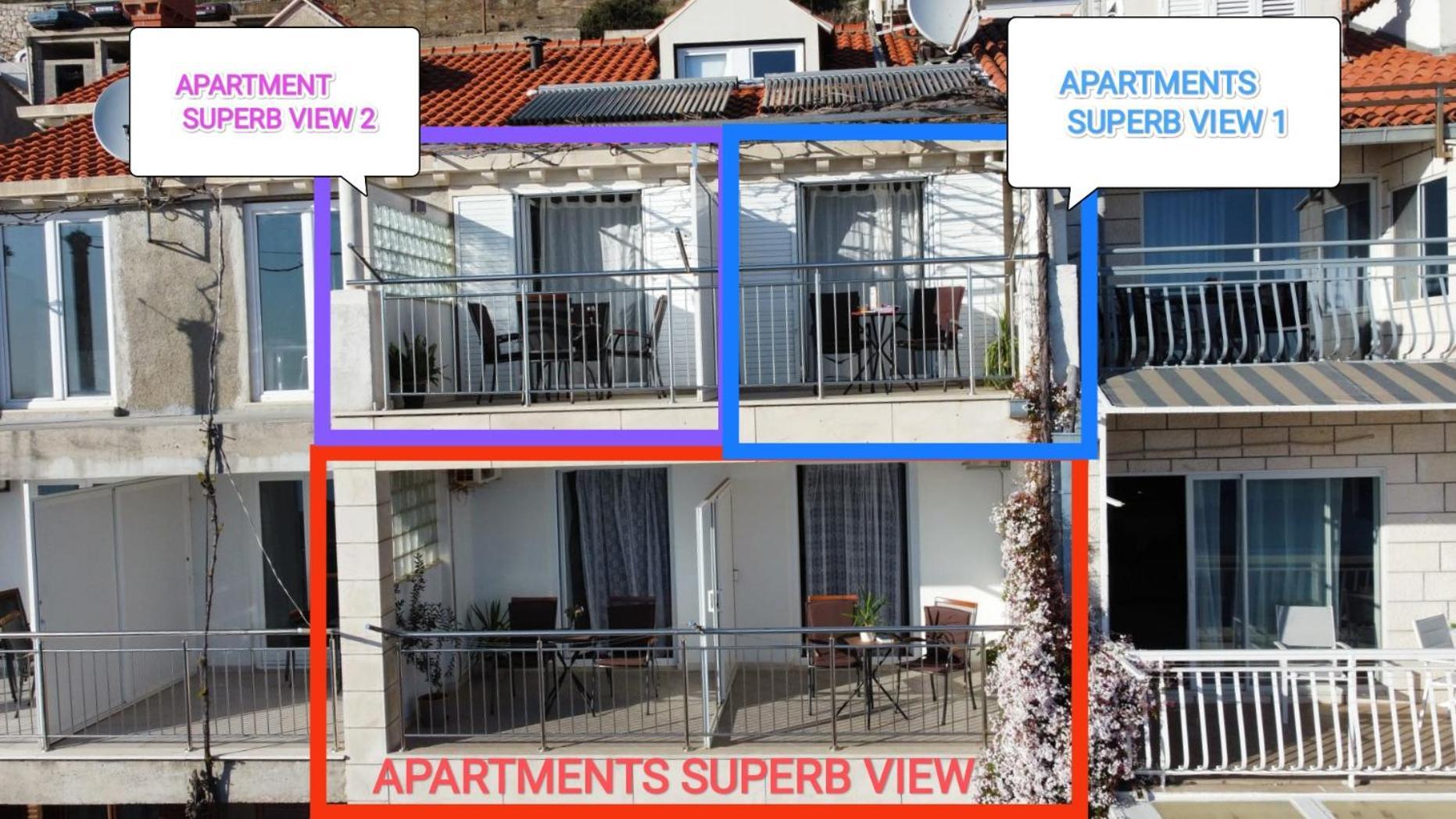 Apartments Superb View 1 Дубровник Экстерьер фото